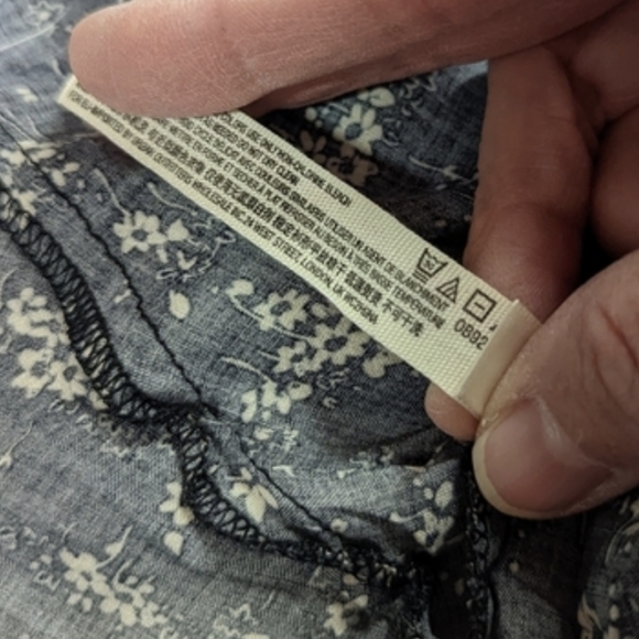 Free People Intimately Caught Up Ditsy Floral Black Slip Mini Dress - Picture 8 of 11